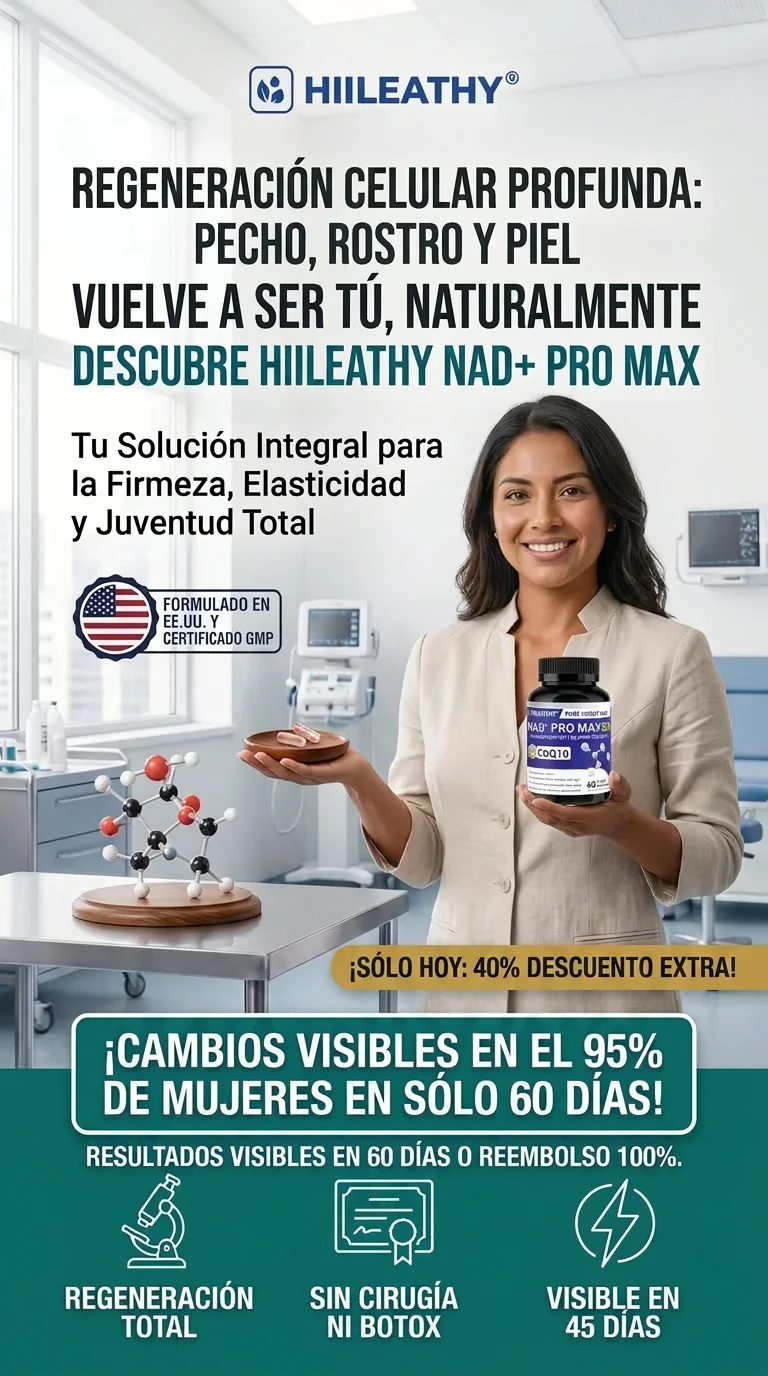 NAD+ Regeneración Celular para una Piel Más Firme, Luminosa y Joven